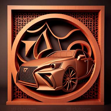 3D модель Lexus IS F (STL)